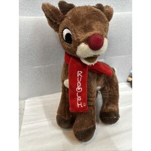 Dan Dee Rudolph The Red Nosed Reindeer Plush Theme 2010 Collectible Plush Toy